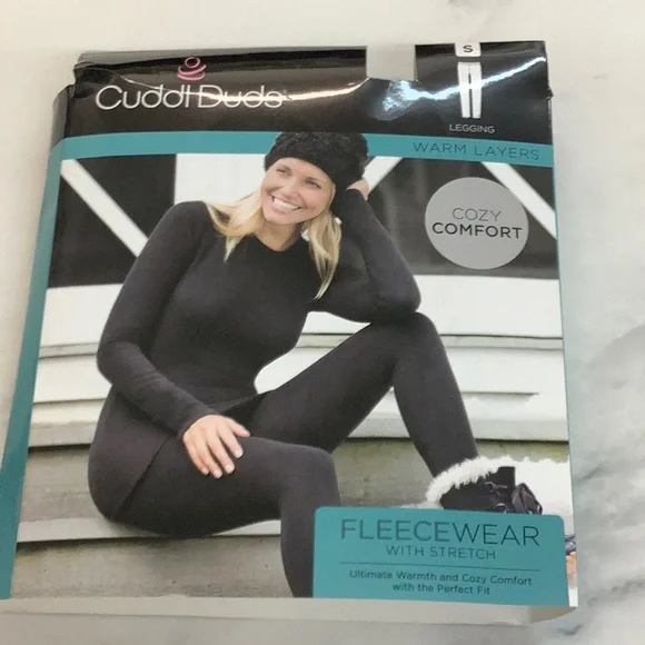 Cuddl Duds, Pants & Jumpsuits, Nwt Cuddl Duds Stretch Fleece Leggings